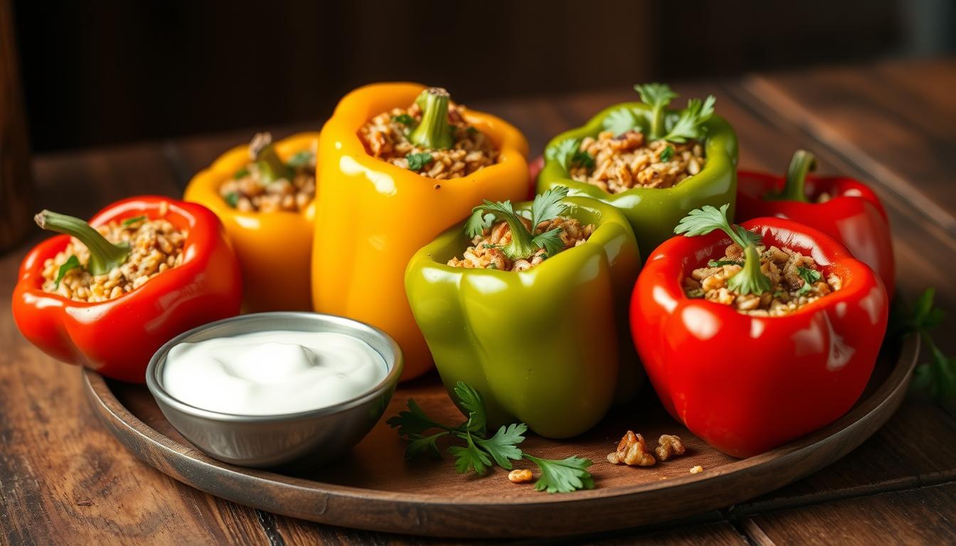 Middle Eastern Stuffed Capsicum with Rice