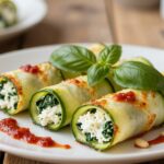 Easy Zucchini Rollatini with Ricotta & Spinach