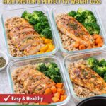 Air Fryer Chicken Meal Prep (High Protein & Perfect for Weight Loss)