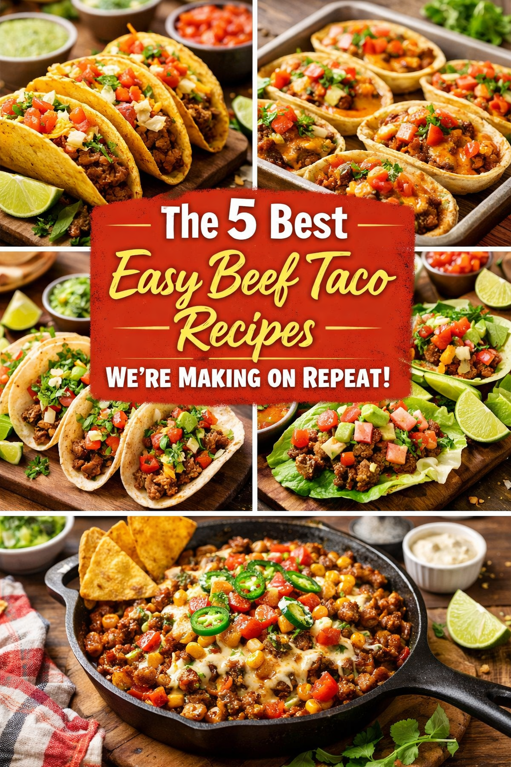 The 5 Best Easy Beef Taco Recipes We're Making on Repeat