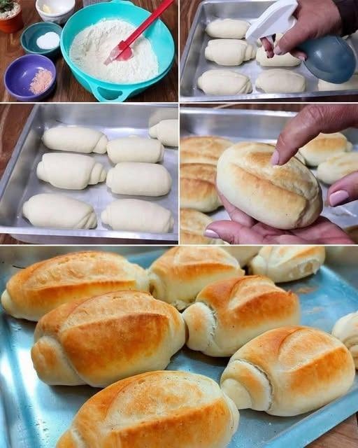 Pan Francés Casero o Bolillos Crujientes: Receta Fácil de Panadería